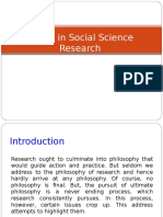 Issues in Social Science Reseaech-revised