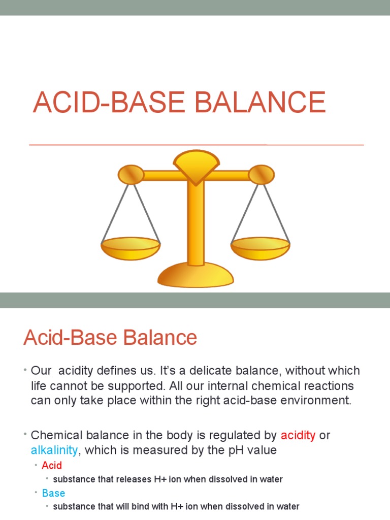 Acid Base Balance Powerpoint PDF