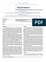 Physio Therapy Management of Patellar Tendinopathy (Jumper’s Knee)- Journal