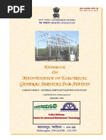 Handbook On Maintenance of Electrical General Service Sub-Station