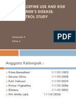 Benzodiazepine Use and Risk of Alzheimer's Disease: Case-Control Study