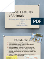 Special Features of Animals - 1st Grade Unit - Kaatje Harrison - Educ539 - March 1 2016 v2