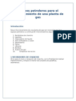 Equipos Petroleros Para El Funcionamiento de Una Planta de Gas