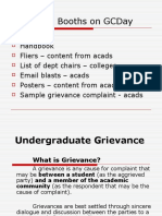 Undergraduate Grievance