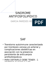 SINDROME ANTIFOSFOLIPIDICO