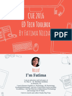 cue2016 ed tech toolbox