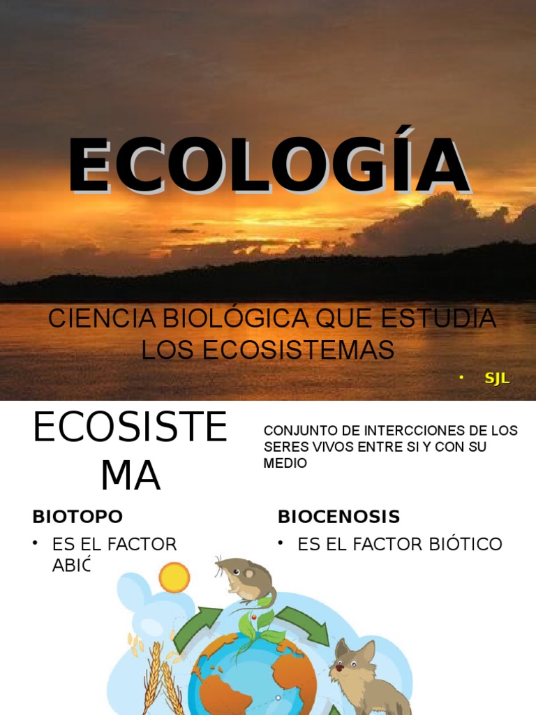 Ecología y Biocenosis en Ecosistemas | PDF | Ecología | Suelo