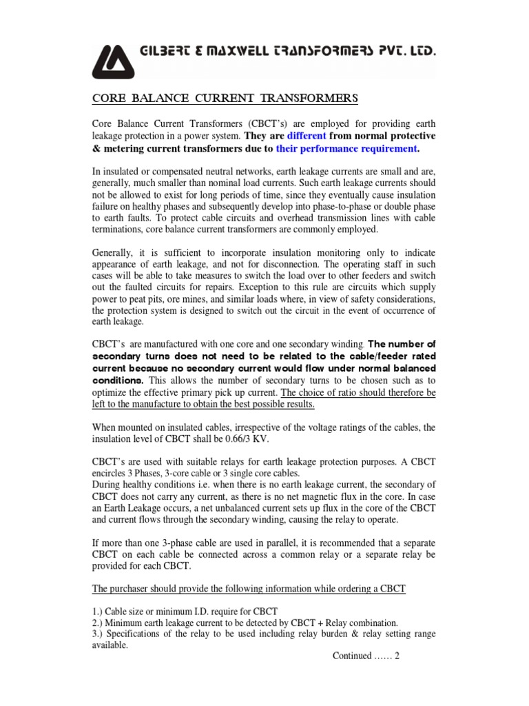 Specifying CBCT | PDF | Transformer | Electrical Equipment