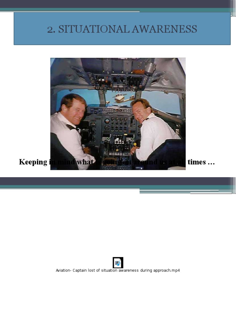2 Situational Awareness | PDF | Situation Awareness | Aviation