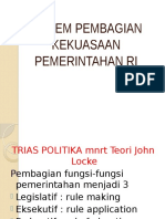 Bab 4 Sistem Pembagian Kekuasaan