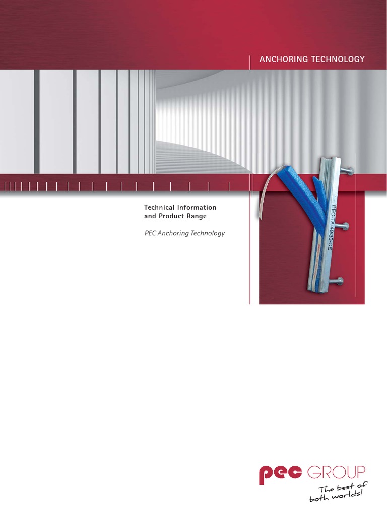 PEC 9000 Anchoring Solutions in Germany | PDF | Galvanization | Screw