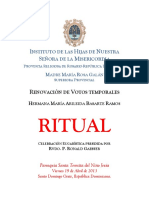 Ritual de Renovación de Votos