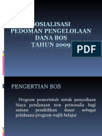 Sosialisasi Pedoman Pengelolaan Dana Bos