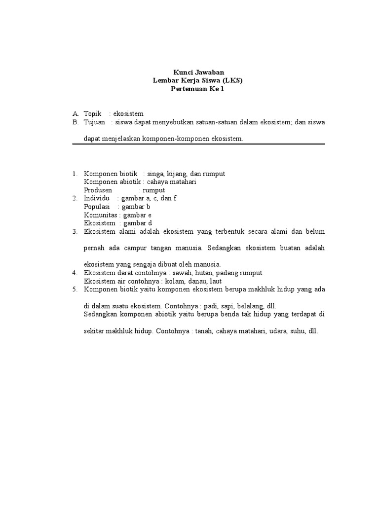 33+ Kunci Jawaban Buku Lks Images