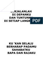 Berjalanlah Didepanku