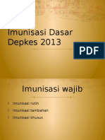 Imunisasi Dasar Depkes 2013