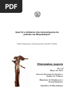 Dinamica Das Determinantes Da Pobreza Em Mocambique