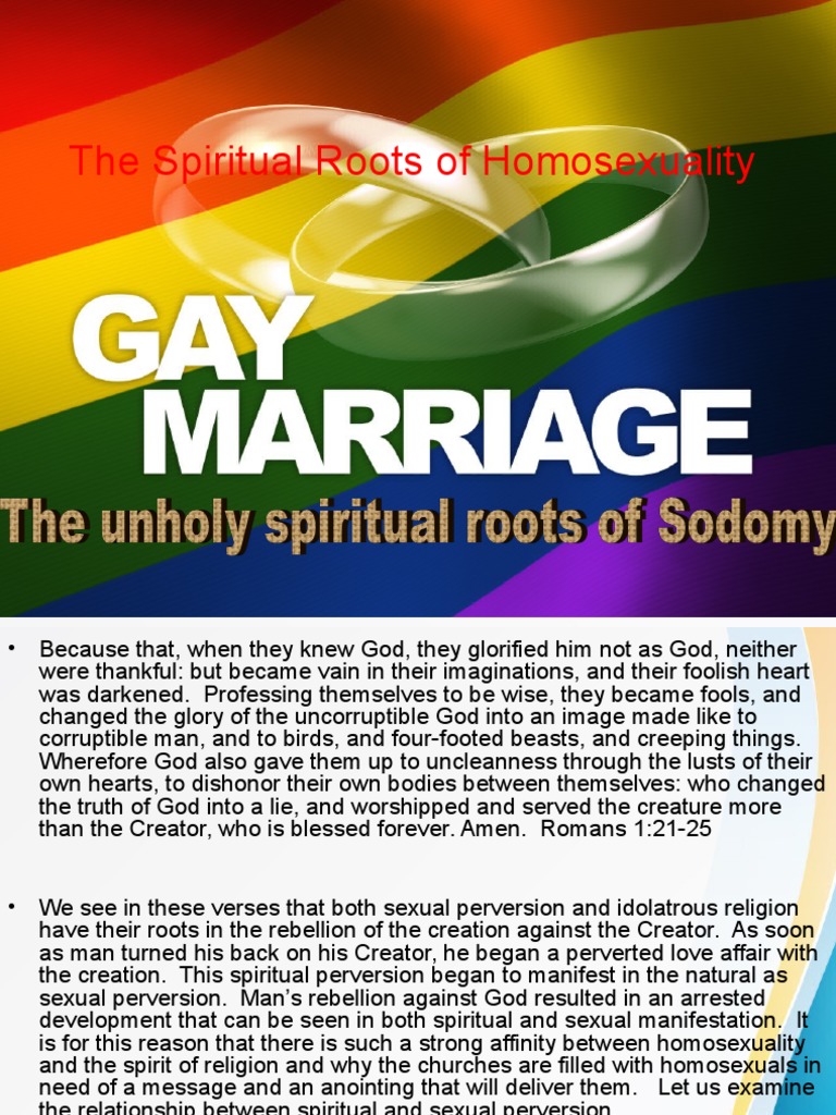 Spiritual Insights on Homosexuality | PDF | Sodom And Gomorrah | Jesus