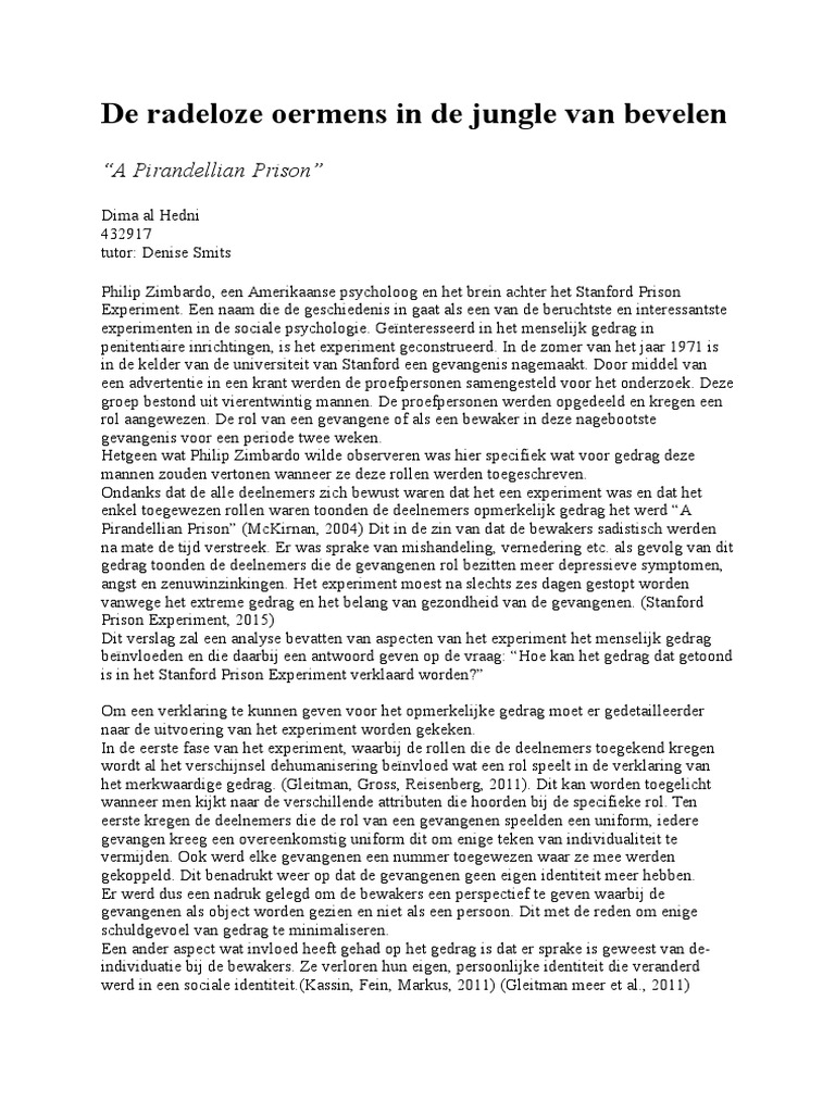 Stanford prison experiment term paper image