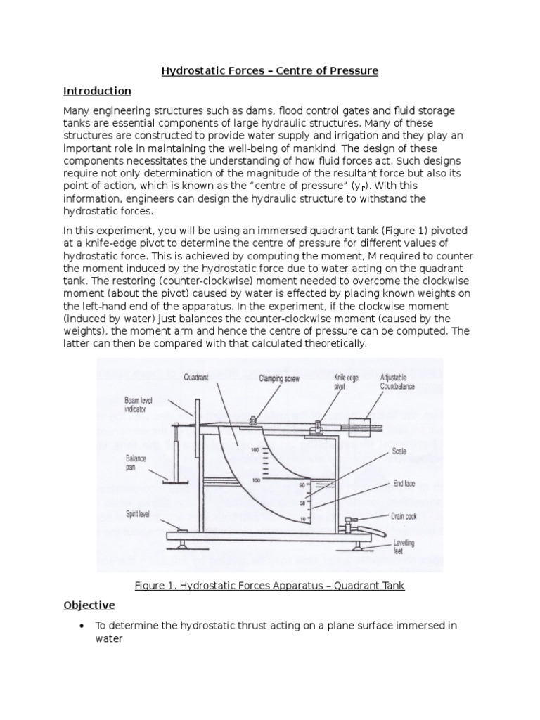 Hydrostatic pressure lab report pdf image