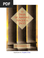 O Deus de Abraão, Isaque e Jacó