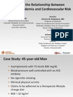 Evaluating Relationship Trigliserid and CVD Event