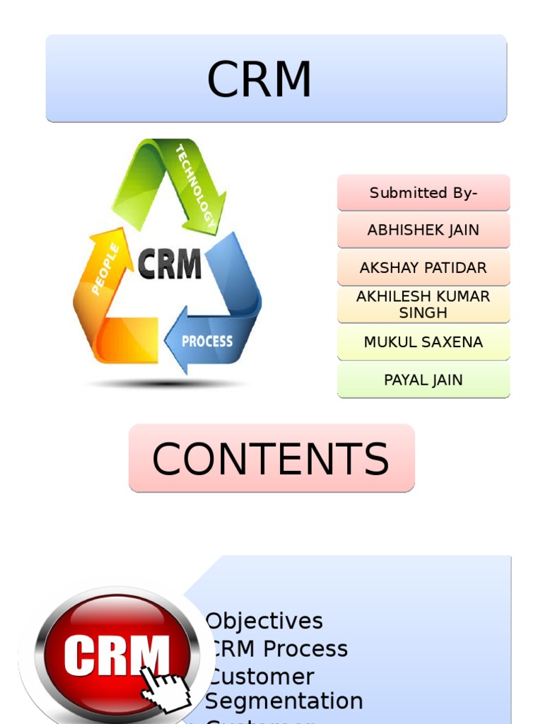 CRM Process Framework and Objectives | PDF | Customer Relationship ...