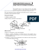 Retificar superfícies cônicas e cilíndricas externas