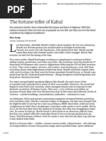 The fortune-teller of Kabul | May Jeong | World news | The Guardian