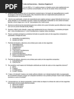 1ª Lista de Exercícios