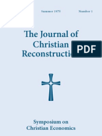 JCR Vol. 02 No. 01: Symposium On Christian Economics