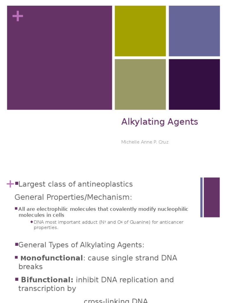 Alkylating Agents | PDF | Science & Mathematics