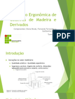 Avaliação Ergonômica de Cadeiras de Madeira e Derivados