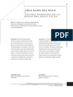 Con Notable Daño Del Buen Servicio - Sobre La Locura Femenina en La Primera Mitad Del Siglo XX en Bogotá