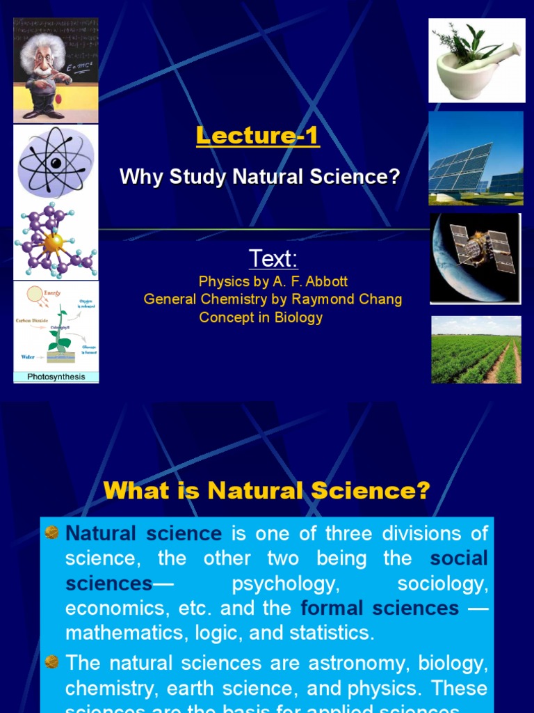 essay on natural science