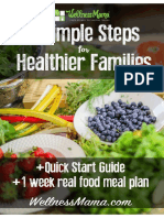 7 Simple Steps For Healthier Families - Quick Start Guide - Meal Plan