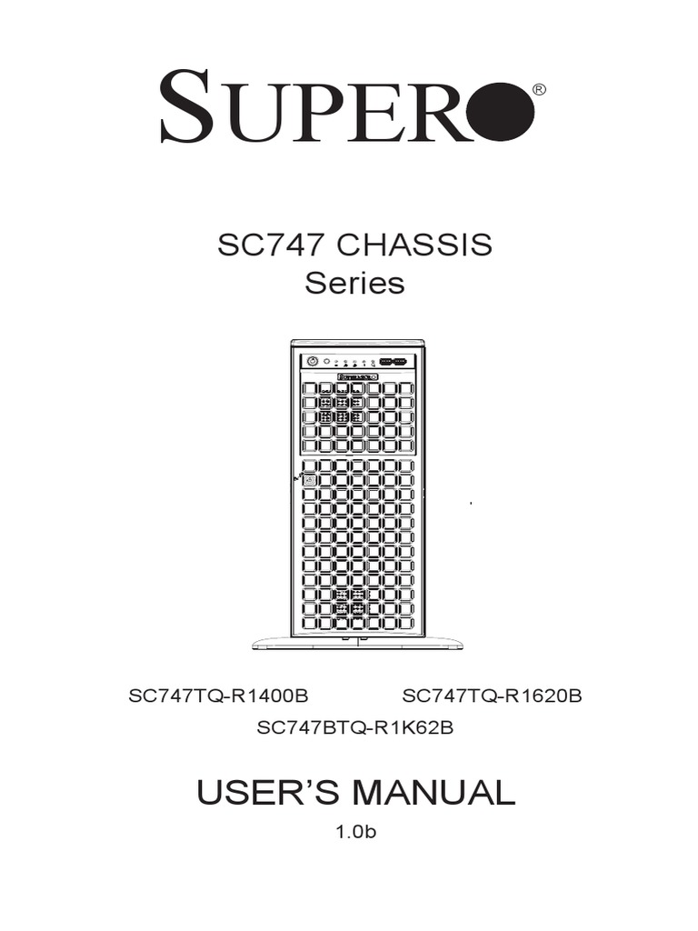 Supermicro Scs 747 | PDF | License | Computer Data Storage