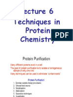 Lecture 6 Techniques in Protein Chemistry