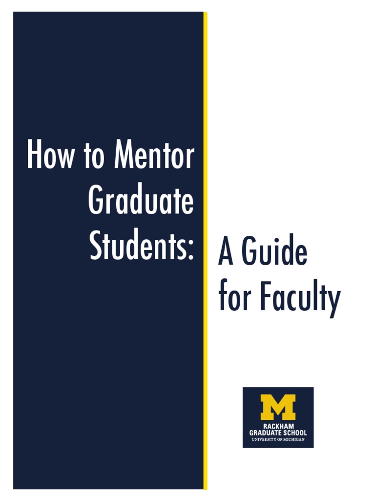 Handbook of Mentoring For Faculty | PDF | Mentorship | Postgraduate ...