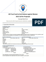 UNTFEVAW 2013 Annex1 ConceptNoteForm en