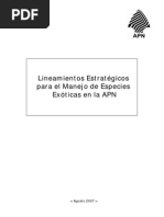 Download Lineamientos Estratgicos para el Manejo de Especies Exticas en la APN by Biblioteca Perito Francisco P MorenoArgentina SN3054651 doc pdf