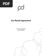 Car Rental Agreement