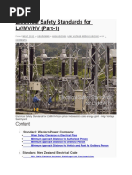 Electrical Safety Standards For LV