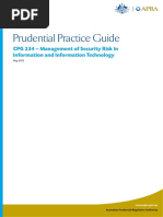 Prudential Practice Guide CPG 234 Management of Security Risk May 2013