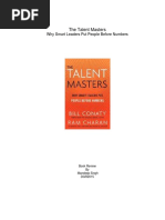 The Talent Masters-The Talent Masters-Book Review by Mandeep Singh