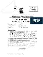 Soal Us Kimia 2015-2016 Paket D