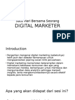 Satu Hari Bersama Seorang Digital Marketer