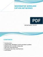 Securing Underwater Wireless Communication Networks PPT - pptx123