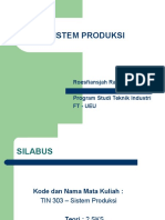 Sistem Produksi Optimal dan Tepat Waktu