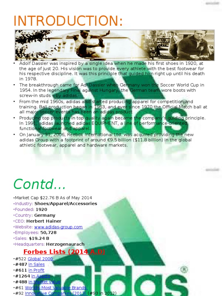 Adidas Adidas Market Segmentation